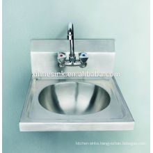 Kitchens of commercial stainless steel hand washing sink